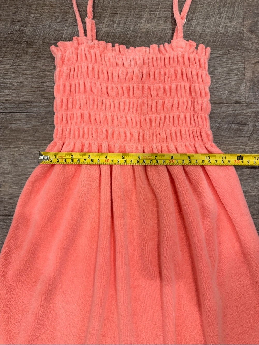 Vintage Y2K Moda International Pink Terry Cloth Swimsuit Cover-Up Babydoll Dress - Picture 7 of 7